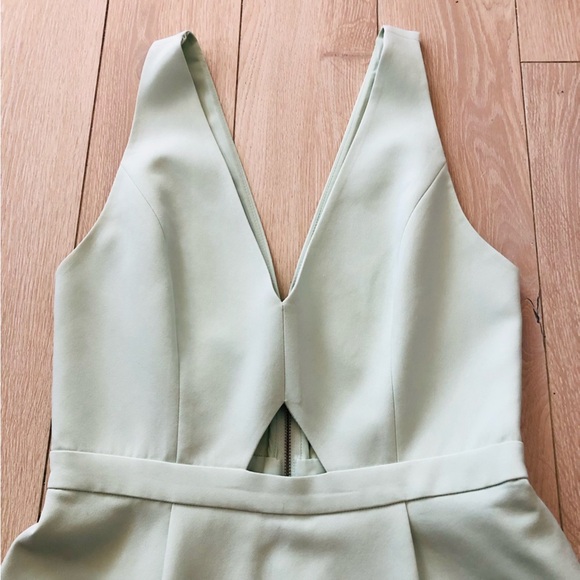 Alice + Olivia Nina Fit & Flare Dress in Mint Green Size 6 - Picture 6 of 14